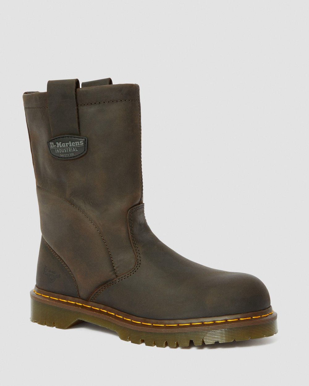 Dr Martens Icon 2295 Kožené Steel Toe Pracovné Topánky Damske ( Tmavo Hnede ) SK 052-KFAMDV